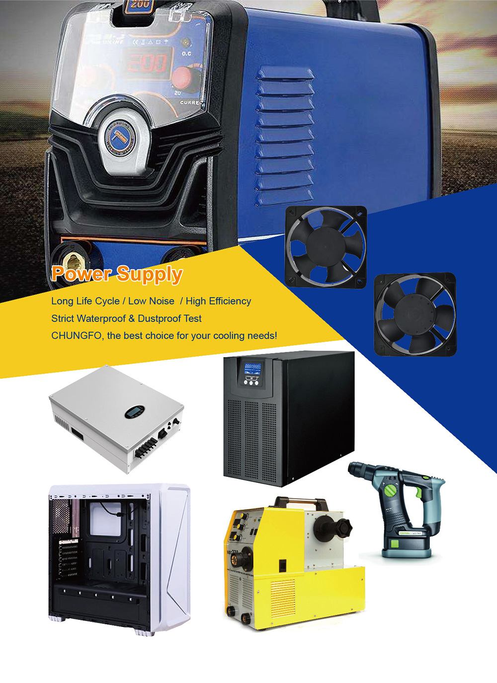 factory bulk sale 12v dc cooling fan