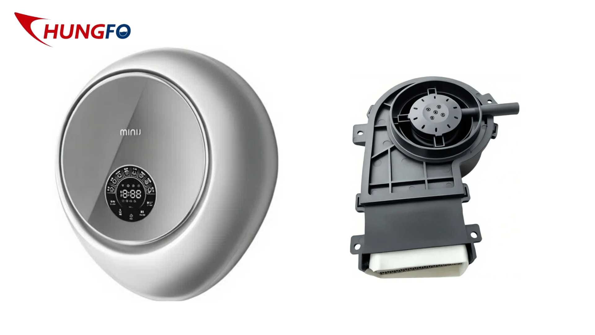 [Partage quotidien d'usine] Dans les coulisses : Ventilateur Chungfo intégré à un projet de machine à laver murale de 3 kg