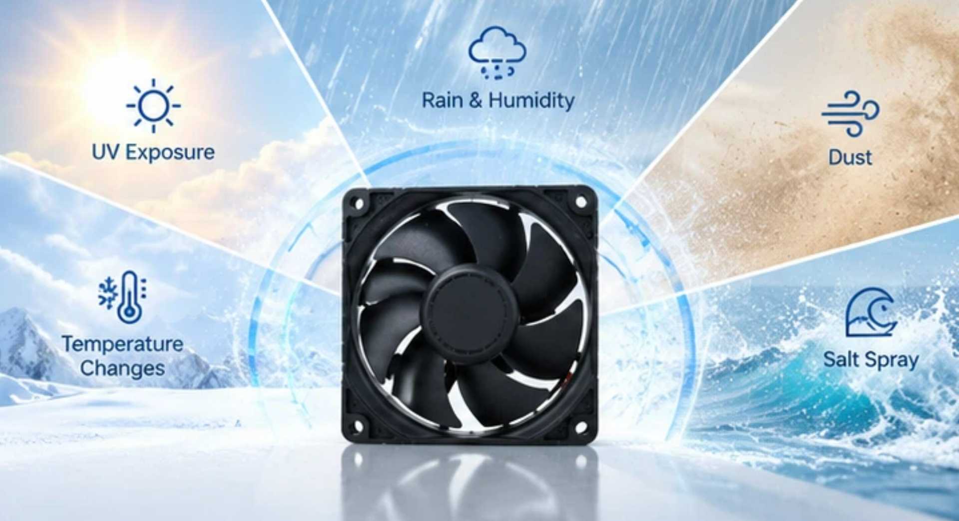 Comment pouvez-vous protéger un ventilateur de refroidissement extérieur contre la dégradation du joint d'étanchéité IP68 ?